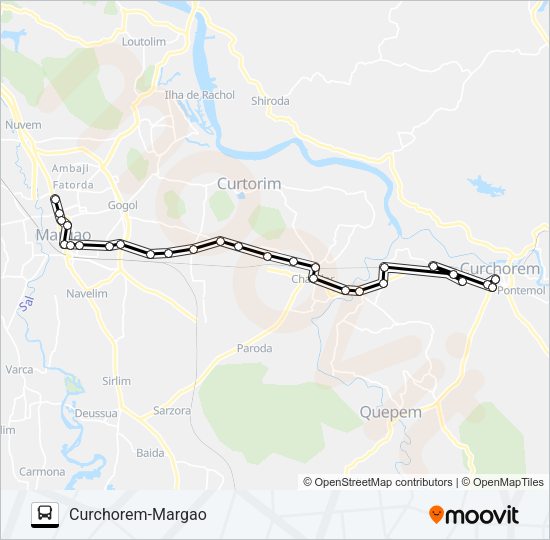 MRG374MB Bus Line Map