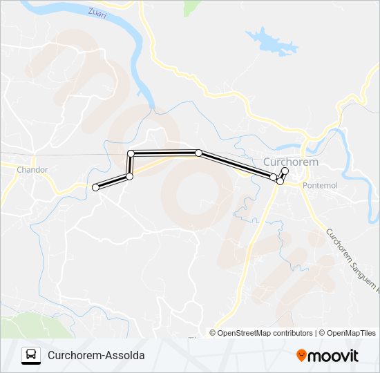 MRG375MB Bus Line Map