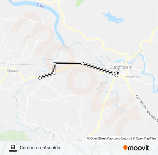 MRG375MB Bus Line Map