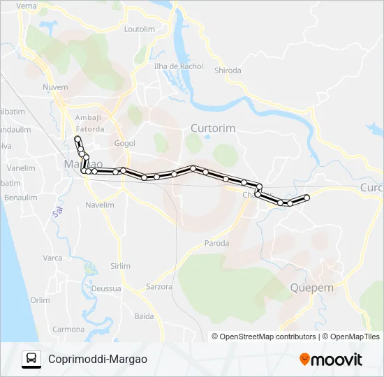 MRG376MB Bus Line Map