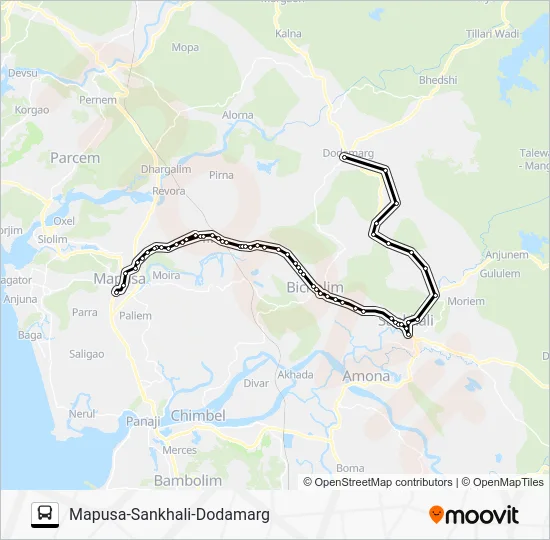 PNJ114IS Bus Line Map