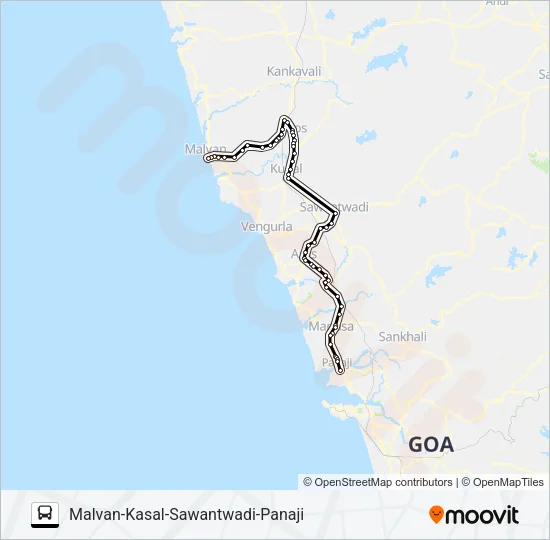 PNJ117IS Bus Line Map