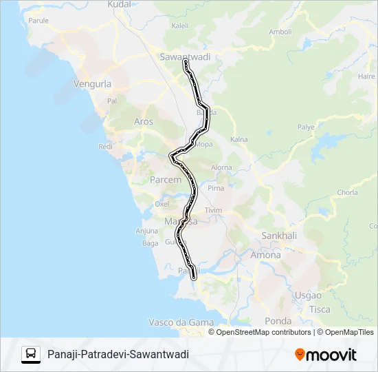 PNJ118IS Bus Line Map