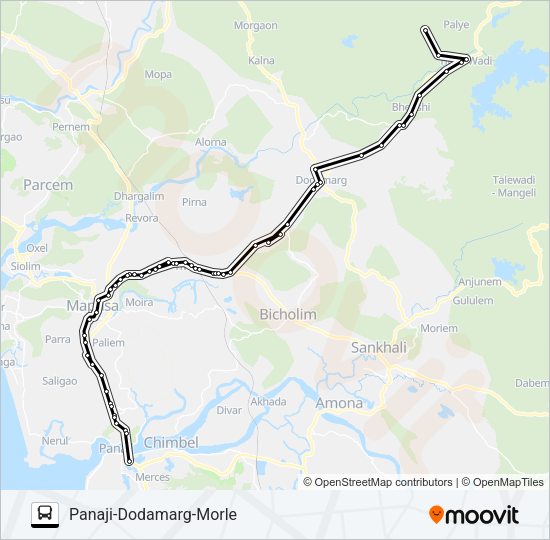 PNJ119IS Bus Line Map