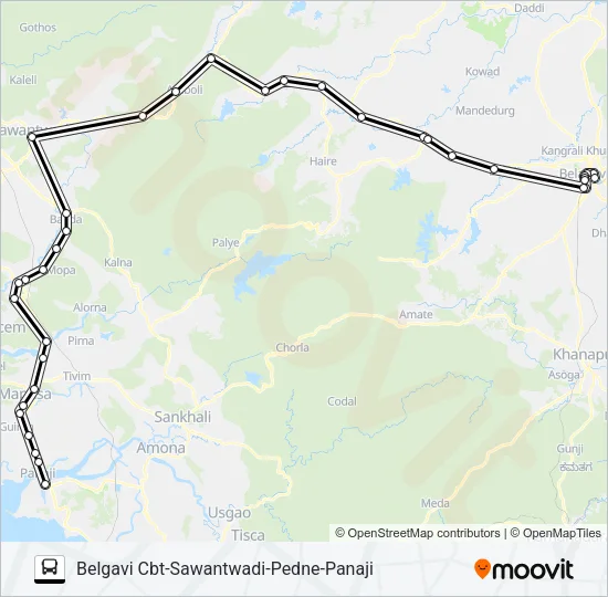 PNJ120IS Bus Line Map