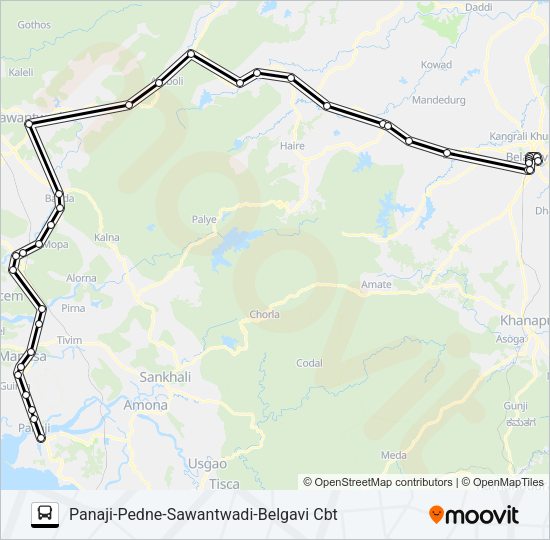 PNJ120IS Bus Line Map