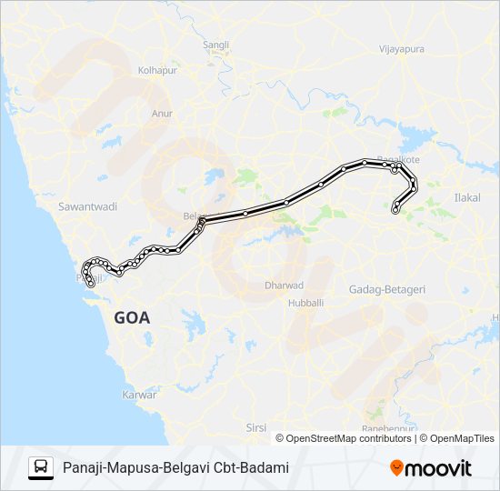 PNJ123IS Bus Line Map