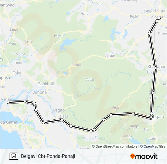PNJ125IS Bus Line Map