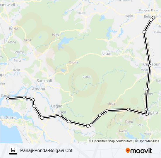 PNJ125IS Bus Line Map