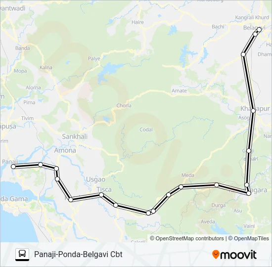 PNJ125IS Bus Line Map