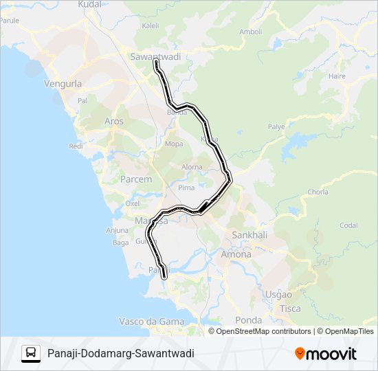 PRV151IS Bus Line Map