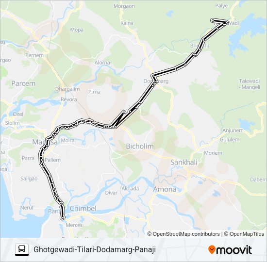PRV152IS Bus Line Map