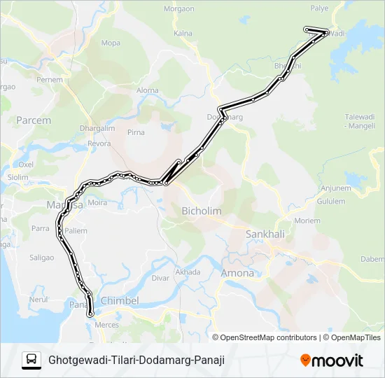 PRV152IS Bus Line Map