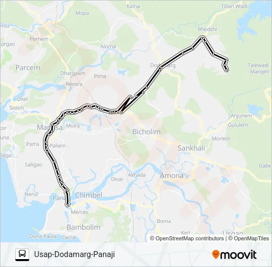 PRV153IS Bus Line Map