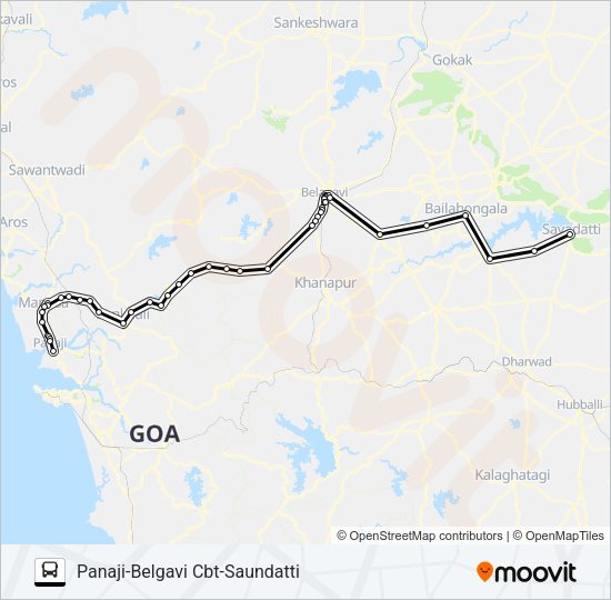PRV154IS Bus Line Map