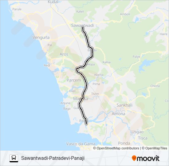 MRG172EIS Bus Line Map