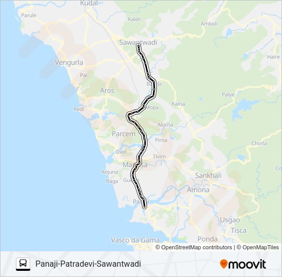 MRG172EIS Bus Line Map