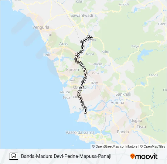 PNJ197EIS Bus Line Map