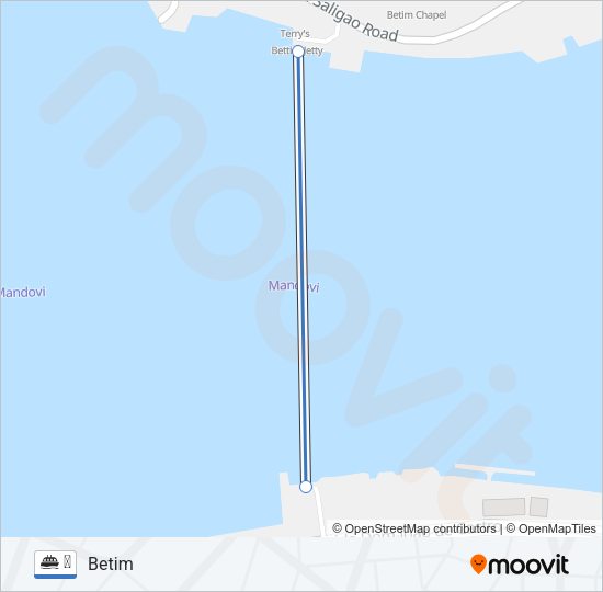 ⛴ Ferry Line Map