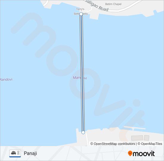 ⛴ Ferry Line Map