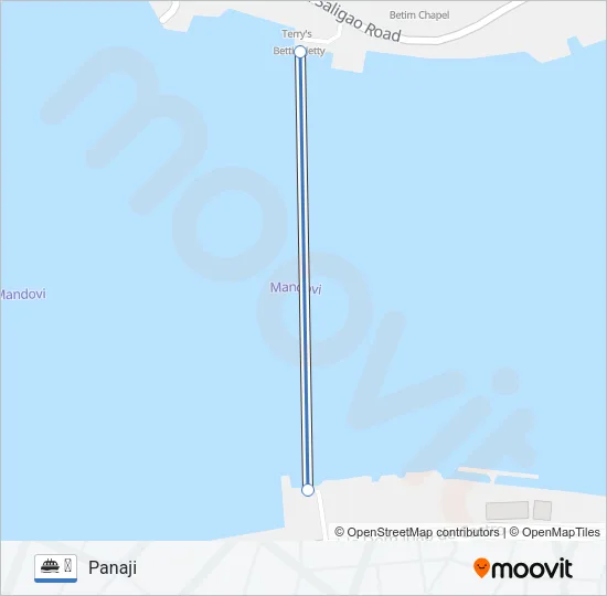 ⛴ Ferry Line Map