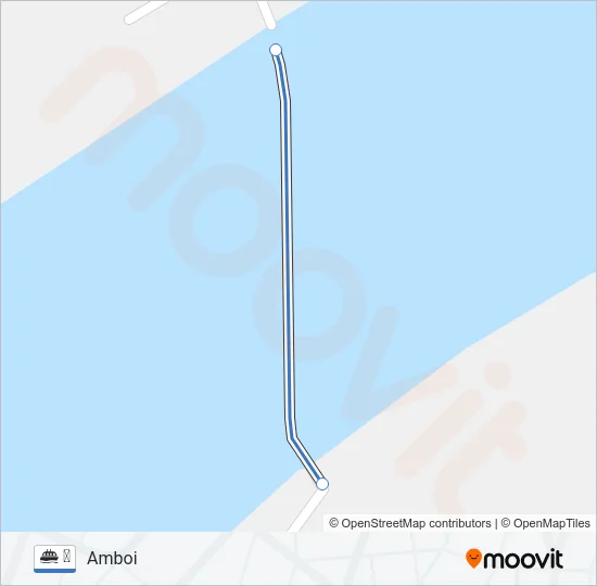 ⛴ Ferry Line Map