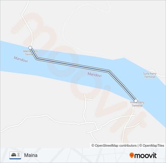 ⛴ Ferry Line Map