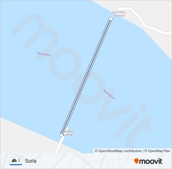 ⛴ Ferry Line Map