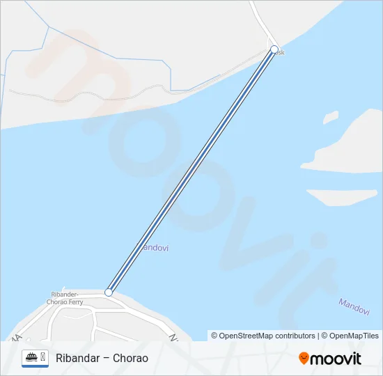 ⛴ Ferry Line Map