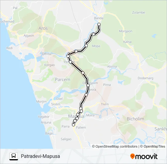PVT-PNI14 Bus Line Map