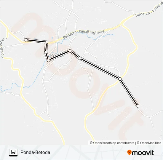PVT-PNI33 Bus Line Map