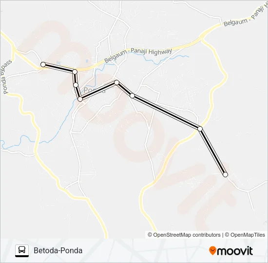 PVT-PNI33 Bus Line Map