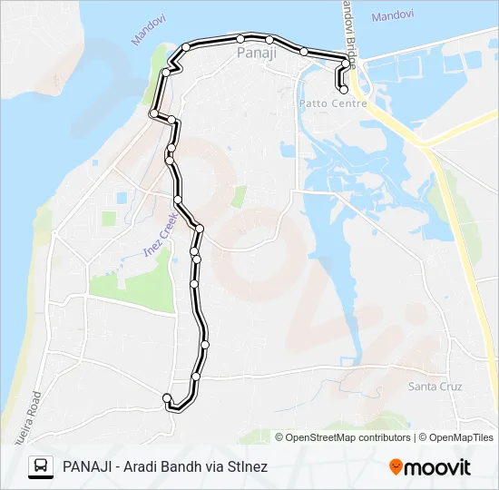 PVT-PNI30 Bus Line Map