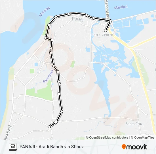 PVT-PNI30 Bus Line Map
