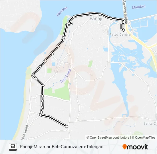 PVT-PNI28 Bus Line Map