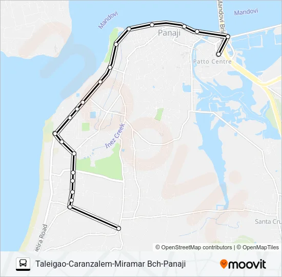 PVT-PNI28 Bus Line Map