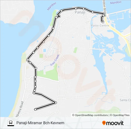 PVT-PNI28 Bus Line Map