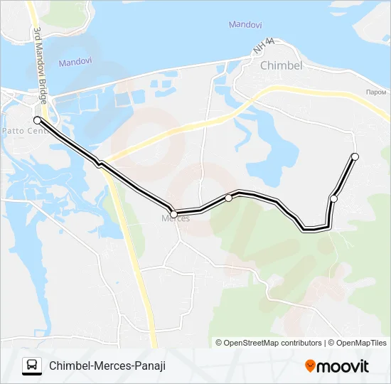 PVT-PNI11 Bus Line Map