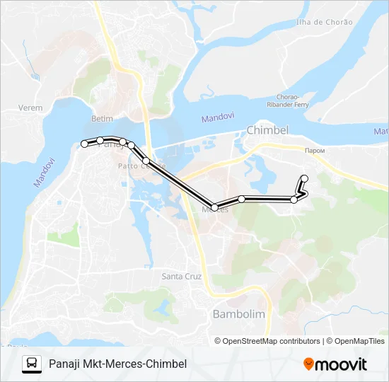 PVT-PNI11 Bus Line Map