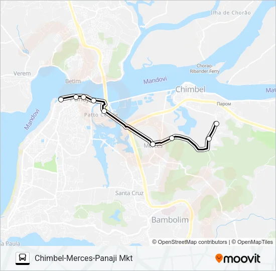 PVT-PNI11 Bus Line Map