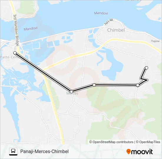 PVT-PNI11 Bus Line Map