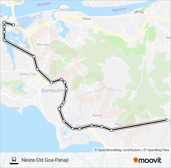 PVT-PNJ174E Bus Line Map