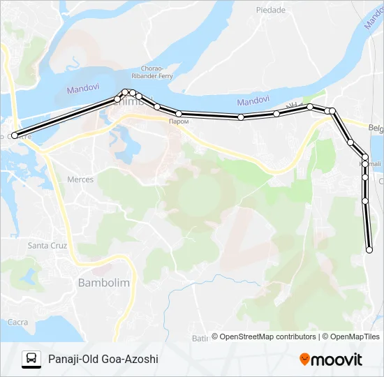 PVT-PNJ174E Bus Line Map