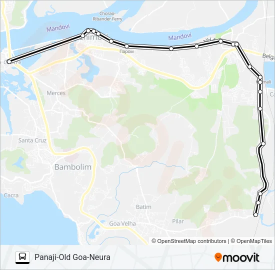 PVT-PNJ174E Bus Line Map
