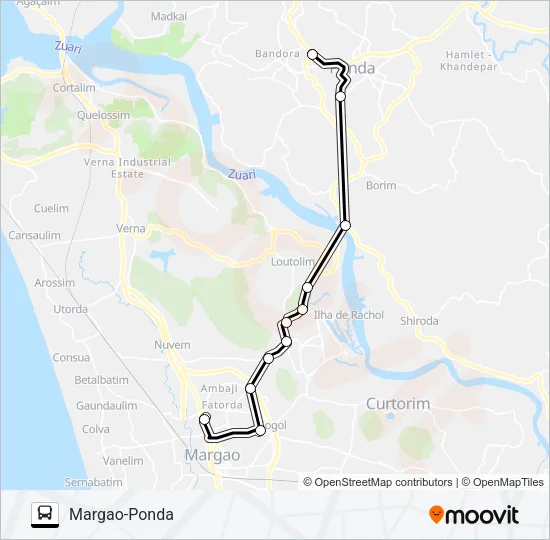 PVT-PNI31 Bus Line Map