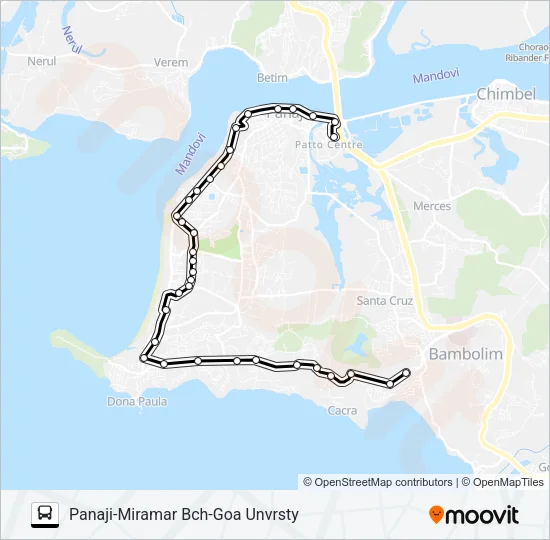 PVT-PNI16 Bus Line Map