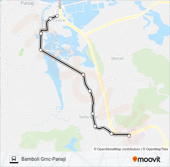 PVT-PNI8 Bus Line Map