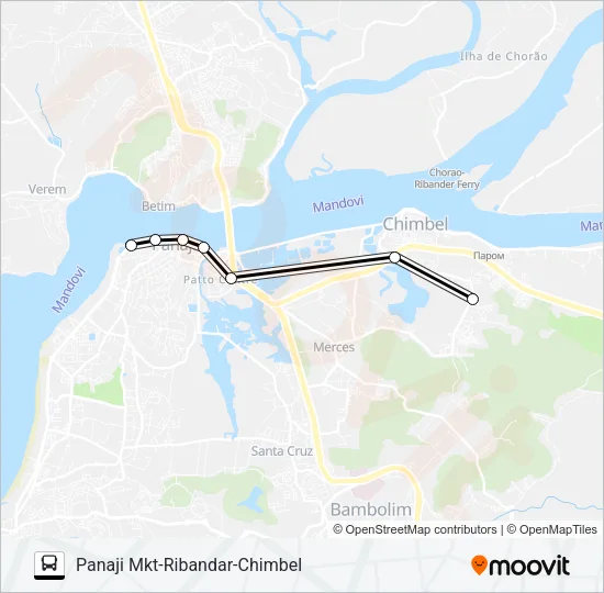 PVT-PNI12 Bus Line Map