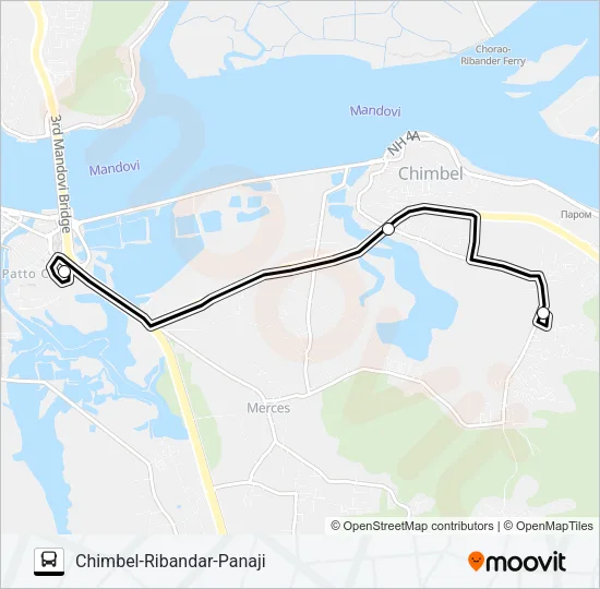 PVT-PNI12 Bus Line Map