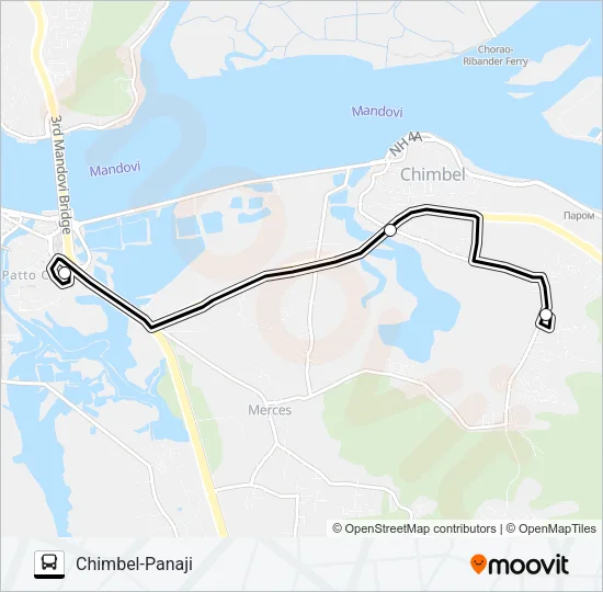 PVT-PNI12 Bus Line Map